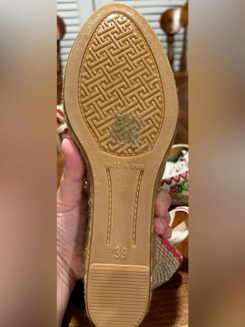 Toni Pons & World Family Ibiza Lolita Espadrille Wedge Sandal Sz 8 or EU 39